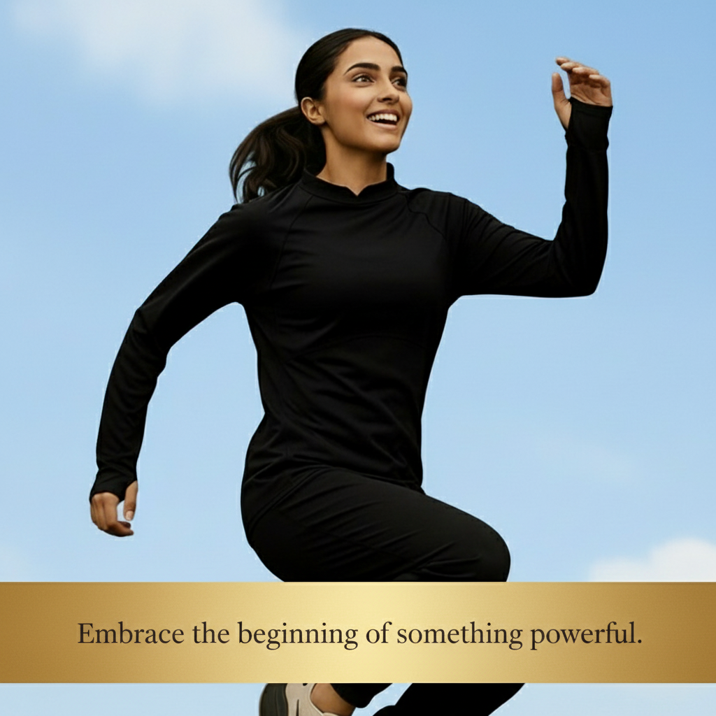 Embrace the beginning of something powerful.