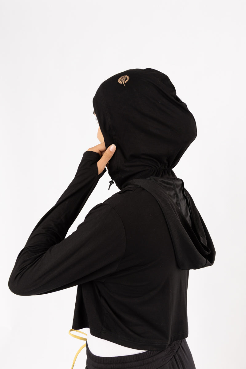 Arenal Hoodie/ Hijab crop top