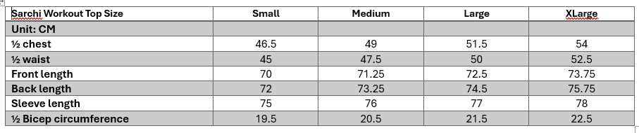 Sarchi Workout Top Green